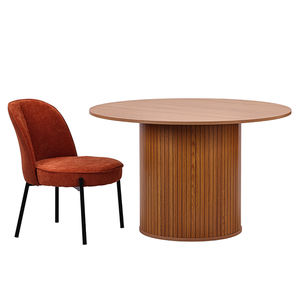 Base de 8 plazas Cuadros Lujo Oro Madera maciza Plástico Mesa de comedor barata Mesa de comedor Silla - Product Image 2