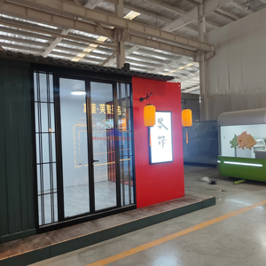 Food Trailer Fully Equipped Stainless Steel and Fiberglass Mobile <b>Kitchen</b> Enclosed Mobile Food Cart - Product Image 1