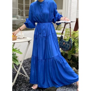 Robes longues à manches longues pour femmes, coupe ample, grande taille, nouvelle arrivée, avec ceinture, tendance - Product Image 4