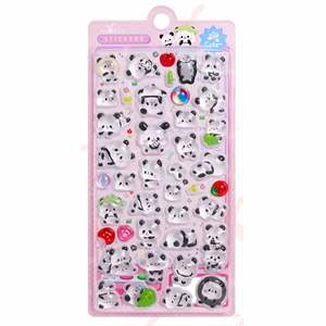 Pegatinas 3D de Panda en Relieve Estereoscópico para Niños y Adultos, Decoración de Pared con Animales Adorables, Fáciles de Aplicar, Divertidas Decoraciones Artísticas para el Hogar - Product Image 1
