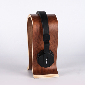 Classico supporto per cuffie <span class=keywords><strong>scuro</strong></span> in legno naturale decorazioni per la casa decorazioni per la casa - Product Image 2