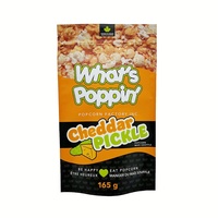 Sacs d'emballage stratifiés personnalisés de qualité alimentaire Popcorn Snack Puffs pour aliments Sacs d'emballage scellés à chaud et résistants aux odeurs pour croustilles de pomme de terre