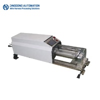 Machine à dénuder les câbles automatique grand diamètre Dinggong DG-XB-300, dénudeur de gaine de câble à lame rotative 10-50mm 0-280mm, système PLC