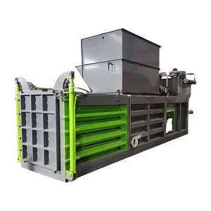 Used Clothing Hydraulic Cardboard Horizontal Scrap Pet Bottle Cardboard Baler Machine