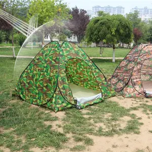 Tente de Camouflage à impression personnalisée, pliable, automatique, rapide, étanche, pour l'extérieur, Camping, plage