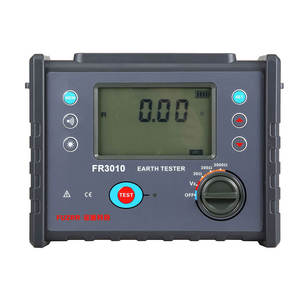 Mètres de résistance d'appareil de contrôle de résistance de tension au sol FR3010 avec la <span class=keywords><strong>grande</strong></span> gamme 0.01ohm-3000ohm d'écran d'affichage à cristaux liquides - Product Image 2