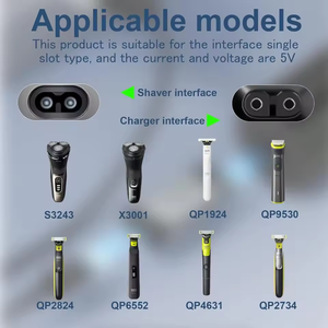 Adaptador de Carga Tipo-C de 5V para <span class=keywords><strong>Afeitadora</strong></span> 2026, Compatible <span class=keywords><strong>con</strong></span> <span class=keywords><strong>Philips</strong></span> One Blade QP2724 QP2834 QP1424 QP1924 QP4631 - Product Image 5