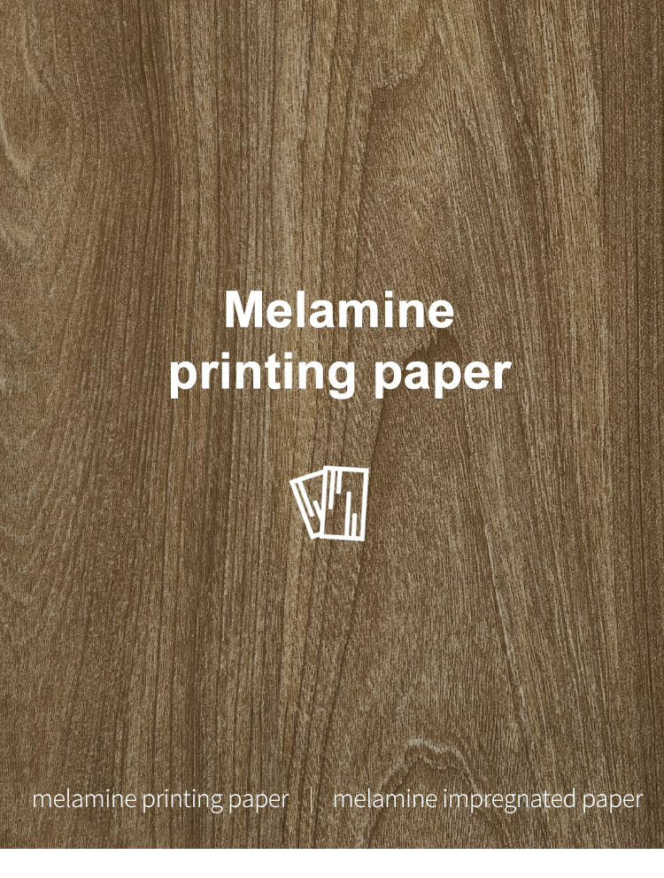 Wood Grain Melamine Decorative ba<i></i>se printing Paper For Mdf/plywood/partical Board/blockboar film