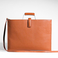 Sacoche pour ordinateur portable en cuir Crazy Horse 13-15 pouces, sac messager vintage pour homme, usage professionnel, sac à main authentique