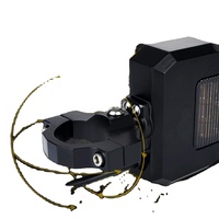 Offre Spéciale UTV TRANSVERSAL Rétroviseur Latéral Avec Lumière Led, Anti-éblouissement Bleu Miroir Pour Can-Am X3 Polaris RZR XP 100 YAMAHA