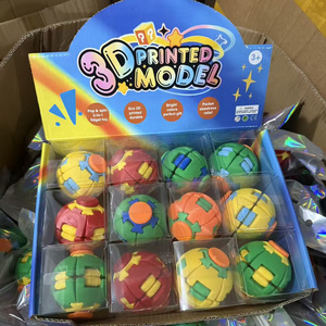 Juguete Antiestrés de Hamburguesa Impreso en 3D, Juguete Sensorial Giratorio para Aliviar el Estrés, Juguete de Bolsillo para Niños y Adultos, Venta al Por Mayor - Product Image 3