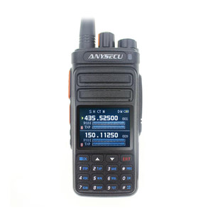 ANYSECU UVF9plus Radio Portatile Dual <span class=keywords><strong>Band</strong></span> 400-520Mhz 136-174Mhz 10W 1W CTCSS DCS 87-108FM Walkie Talkie - Product Image 1