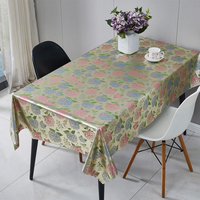 Nappe en PVC métallisé RNPT motif feuilles d'automne, avec support tissé, anti-taches et facile à nettoyer pour table à manger