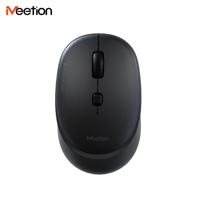 Meetion BTM571 Portable 2.4G Mouse Ergonomic Rechargeable  Office Wireless Mouse for Desktop Laptop Computers