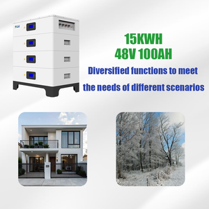 Batterie de stockage d'énergie empilable au sodium-ion 15 kWh 48 V écologique CAN pour usage domestique et appartement, performance large plage de températures - Product Image 1