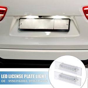 ชุดประกอบป้ายทะเบียน LED สีขาวสำหรับปอร์เช่สำหรับนักมวย986 99-04 964 993 <span class=keywords><strong>996</strong></span> 6500K 3528SMD สภาพใหม่ - Product Image 5
