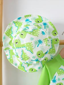 <span class=keywords><strong>Maillot</strong></span> <span class=keywords><strong>de</strong></span> <span class=keywords><strong>bain</strong></span> une pièce pour bébé garçon, imprimé animal, en spandex/polyester, manches longues, fermeture éclair, col rond, facile à porter, avec chapeau - Product Image 3