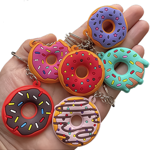 Tùy chỉnh quảng cáo công ty Logo Keyring 3D Logo tùy chỉnh PVC trẻ em phim hoạt hình Keychain mềm PVC Tùy chỉnh Keychain 3D cao su Móc chìa khóa - Product Image 1