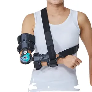 조정 포스트 OP ROM 팔꿈치 중괄호 슬링 안정제 부목 팔 부상 복구 지원 수술 후 (오른쪽)
