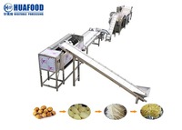 Petite machine entièrement automatique pour la fabrication de frites surgelées fraîches, ligne de production de frites de pommes de terre