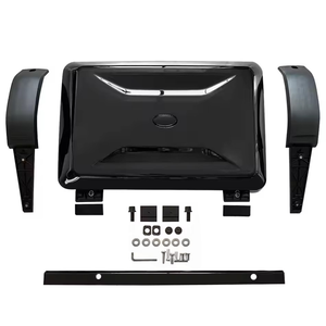 Boîte de rangement extérieure noire pour <span class=keywords><strong>accessoires</strong></span> de voiture <span class=keywords><strong>Land</strong></span> <span class=keywords><strong>Rover</strong></span> <span class=keywords><strong>Defender</strong></span> 2020, adaptée aux modèles 90, 110 et 130, boîte à outils latérale - Product Image 2