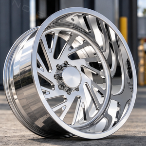 Rines de Aluminio Forjado de 24, 28 y 30 Pulgadas, Estilo JTX, Acabado Pulido, Offset Personalizado, 8x180, 8x170, 8x165.1 para Silverado, Ford F-350, RAM 3500 - Product Image 2