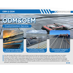 Vendita calda produzione di qualità rapida rimozione della polvere Multi modalità di commutazione <span class=keywords><strong>Multifit</strong></span> pannello solare pulizia Robot pannello fotovoltaico - Product Image 4