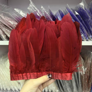 43 Colores de Plumas de Ganso Teñidas, Adornos, Flecos, Cintas para Vestidos, Faldas, Cinturones de Tela, Decoración para Fiestas - Product Image 3
