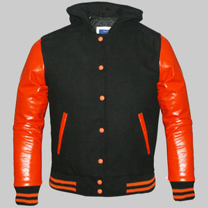 แจ็คเก็ตเลตเตอร์แมนแบบใหม่ปี 2025 ออกแบบเองได้ น้ำหนักเบา ระบายอากาศดี แขนหนังผสมขนสัตว์ มีตัวเลือกไซส์ใหญ่ ขายส่ง - Product Image 1