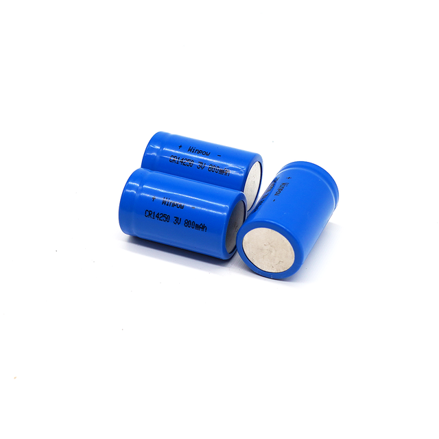 High Quality Low Price Free Sample 600mah Battery 3.0v Cr14250 3v Flat Lithium Battery with Tabs