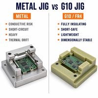Service de fabrication CNC sur mesure pour supports et gabarits isolants G10 FR4, pour l'assemblage électrique et le positionnement de précision