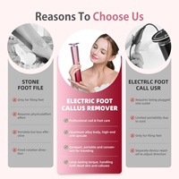 Appareil électrique de pédicure à chargement USB pour éliminer les peaux mortes et les callosités des pieds