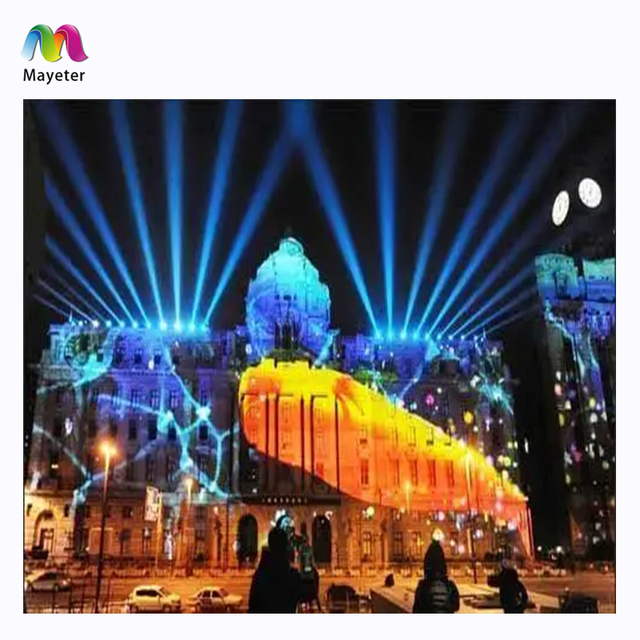 Factory OEM ODM High Brightness Portable 3D Holographic Outdoor Building Laser Projection Projector 100+ Interactive Effects