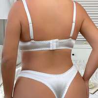 Culottes grande taille pour femmes, effet gainant léger, respirantes, avec nœud et dentelle à cils, lingerie sexy pour le quotidien