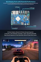 NanoPC-T6, Nueva Mini Computadora, Router WiFi, Gateway Inteligente para Oficina y Hogar, IoT, CPU Rockchip RK3588, NPU de 6 Tops, Ethernet PCIe 2.5G, 3 Años de Garantía