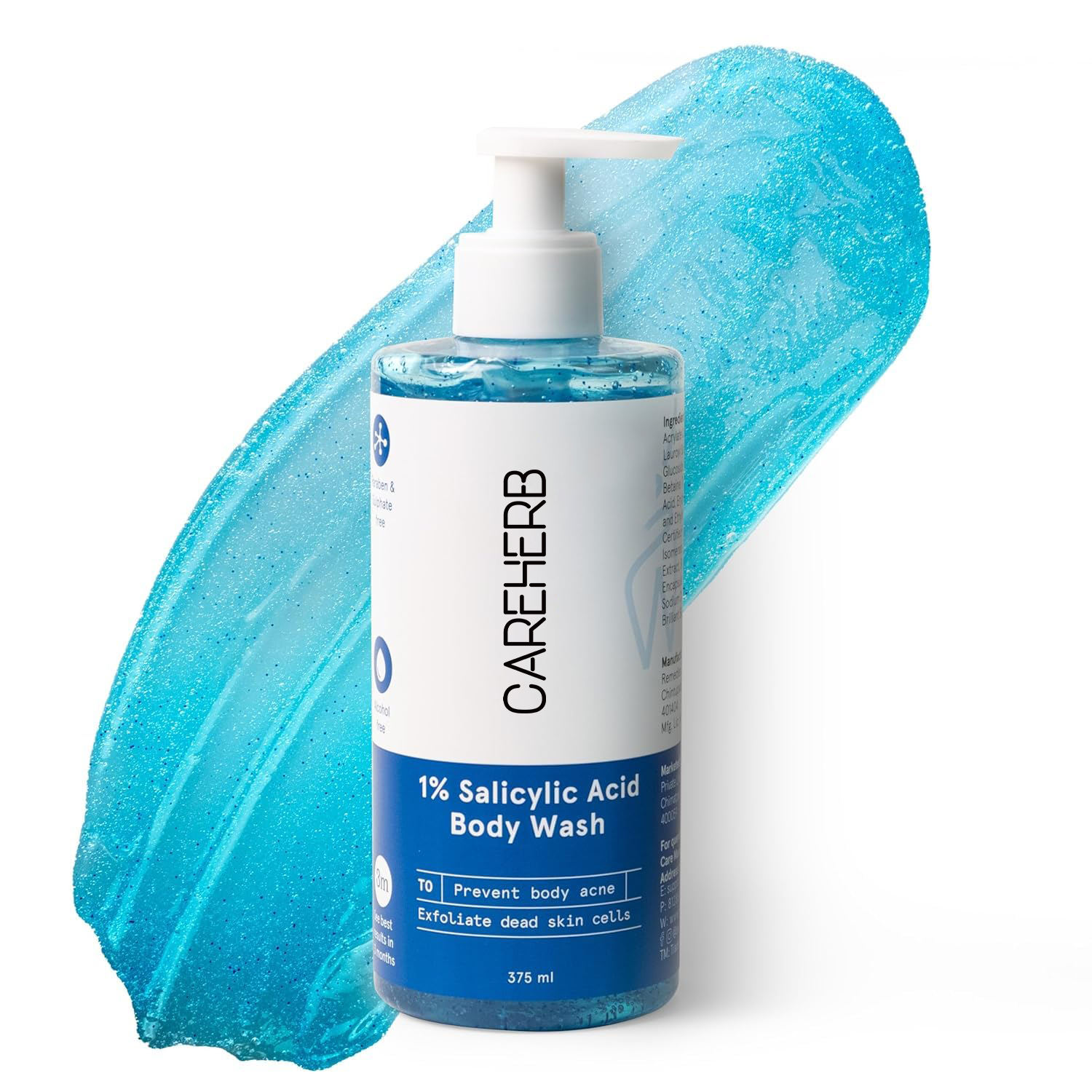 Gel douche à l'acide salicylique à 1 %