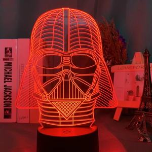 Nouvelle lampe de nuit LED 3D en acrylique, Star BB8 <span class=keywords><strong>Wars</strong></span> pour enfants - Product Image 4