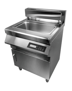 Friteuse professionnelle de type armoire 3,5 kW/5 kW à commande par capteur, grande capacité 35 L, robuste pour poulet frit, cuisine et restaurant AM - Product Image 2