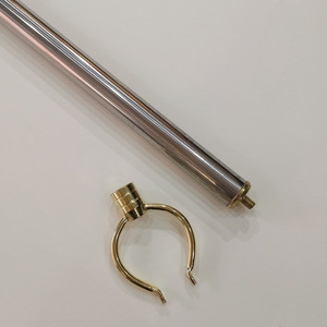 Calligraphy Pen Solid Wood Telescopic Pole With Copper Tip For Drying Clothes On Balcony Modern Simple Style - Product Image 4