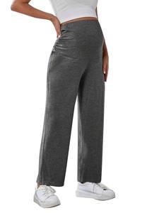 <span class=keywords><strong>Pantalon</strong></span> de maternité <span class=keywords><strong>Pantalon</strong></span> de survêtement de <span class=keywords><strong>grossesse</strong></span> extensible sur le ventre <span class=keywords><strong>Pantalon</strong></span> de jogging de <span class=keywords><strong>grossesse</strong></span> confortable avec poches - Product Image 2