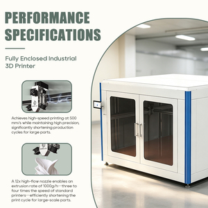 High Speed Big <b>3d</b> <b>Printer</b> DF1616-12 1600mm Large Industrial With 60c Constant Temperature Chamber - Product Image 5