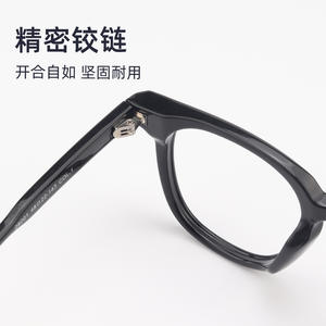 กรอบแว่นตา Ultralight TR90 ทรงวงรีเต็มกรอบ เลนส์เรซิ่นใส รุ่น Unisex 28001 ดีไซน์ Danyang Camellia - Product Image 1