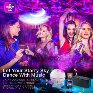 Proyector de Estrellas, Lámpara de Galaxia, Proyector de Cielo Estrellado, Lámpara Nocturna LED USB, Lámpara Lunar, Proyector de Galaxia para Decoración del Hogar - Product Image 5