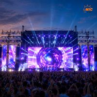 Pantalla LED de Alquiler para Estadios 7680Hz P2.6 P2.9 P3.9 P4.8 para Giras Mundiales, Conciertos en Vivo, Escenarios de Grandes Eventos, Fábrica de Equipamiento
