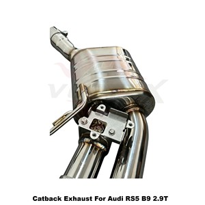 Escape Trasero Vortex de Alto Rendimiento en Acero Inoxidable para Audi RS5 B9 2.9T 2019-2025, Modificación Tuning - Product Image 5