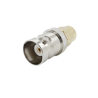 Conector coaxial BNC RF, conector hembra BNC a conector macho SMA, antena de Radio recta M/F, convertidor adaptador coaxial RF