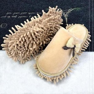Pantofole da Casa Calde e Confortevoli in Peluche con Punta Aperta per Pulizie e Lavaggio, Ideali per Inverno, Primavera e Autunno, con Fiocco, Personalizzabili con Logo - Product Image 4