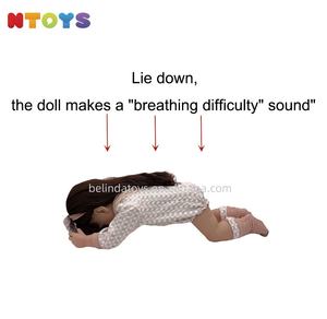 <span class=keywords><strong>Belinda</strong></span> nuova vendita 22 'senso di gravità Reborn Baby Doll morbido vinile Silicone realistico bambina bambola con il suono per bambini giocattolo - Product Image 5