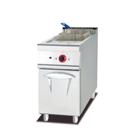 380V 9kw équipement de cuisine commerciale Restaurant Machine de cuisson friteuse électrique (1-Tank & 1- Basket) avec armoire