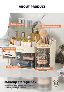 <span class=keywords><strong>2025</strong></span> Mới Hình Chữ Nhật Bàn Bin Ngăn Kéo Trang Điểm Tổ Chức Mỹ Phẩm Lưu Trữ Hộp Cho Chăm Sóc Da Chăm Sóc Da Vẻ Đẹp Tiêm Kỹ Thuật - Product Image 2